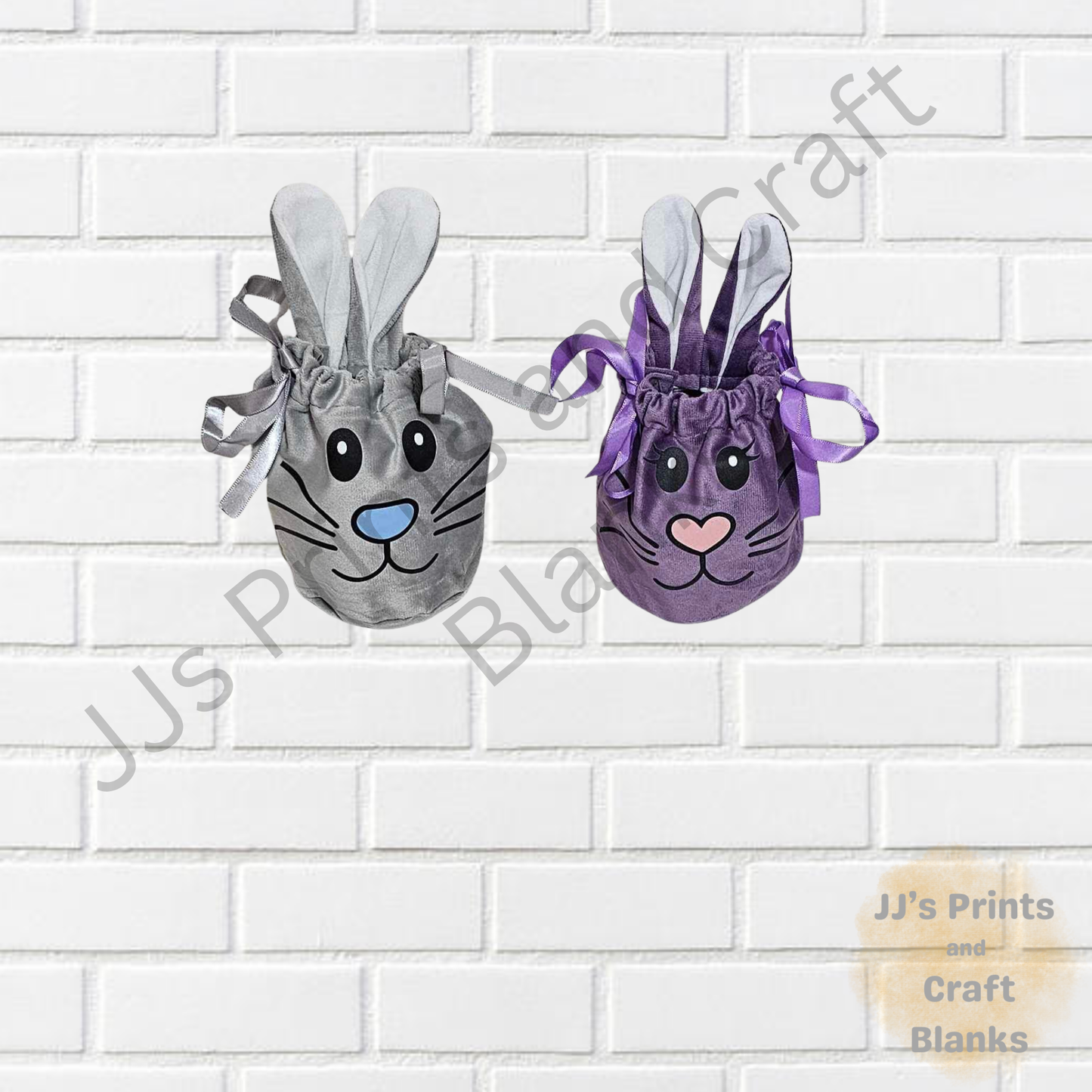 Easter bunny face DTF transfer