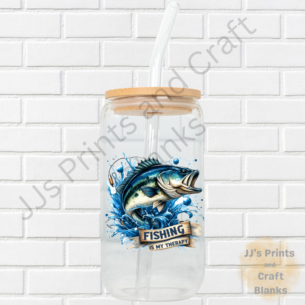 fishing uv-dtf decal sticker no 8