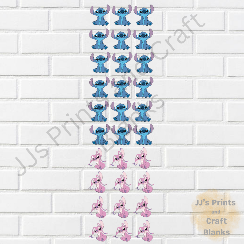 pre made uv-dtf stitch 1m gang sheet