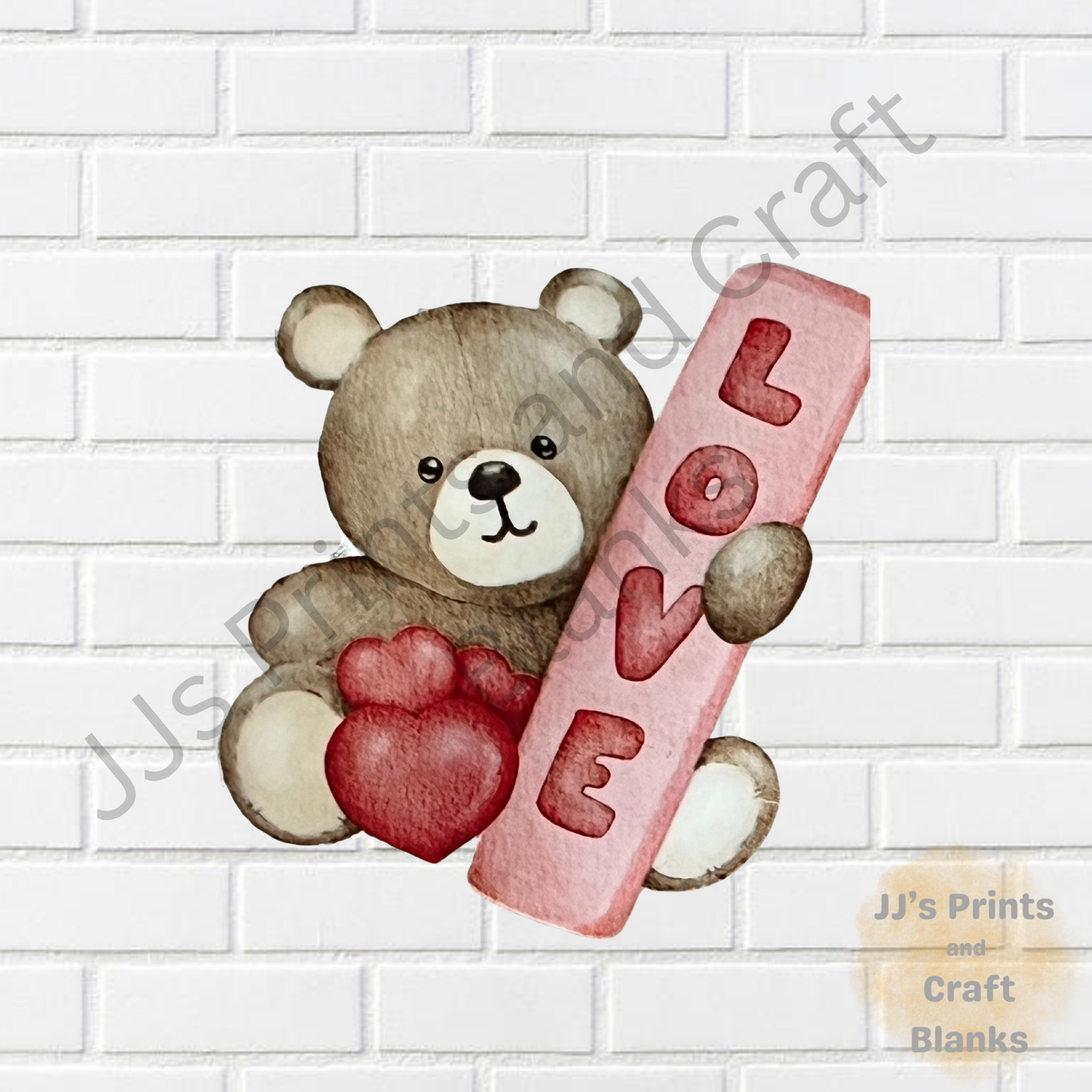 Love bear decal sticker