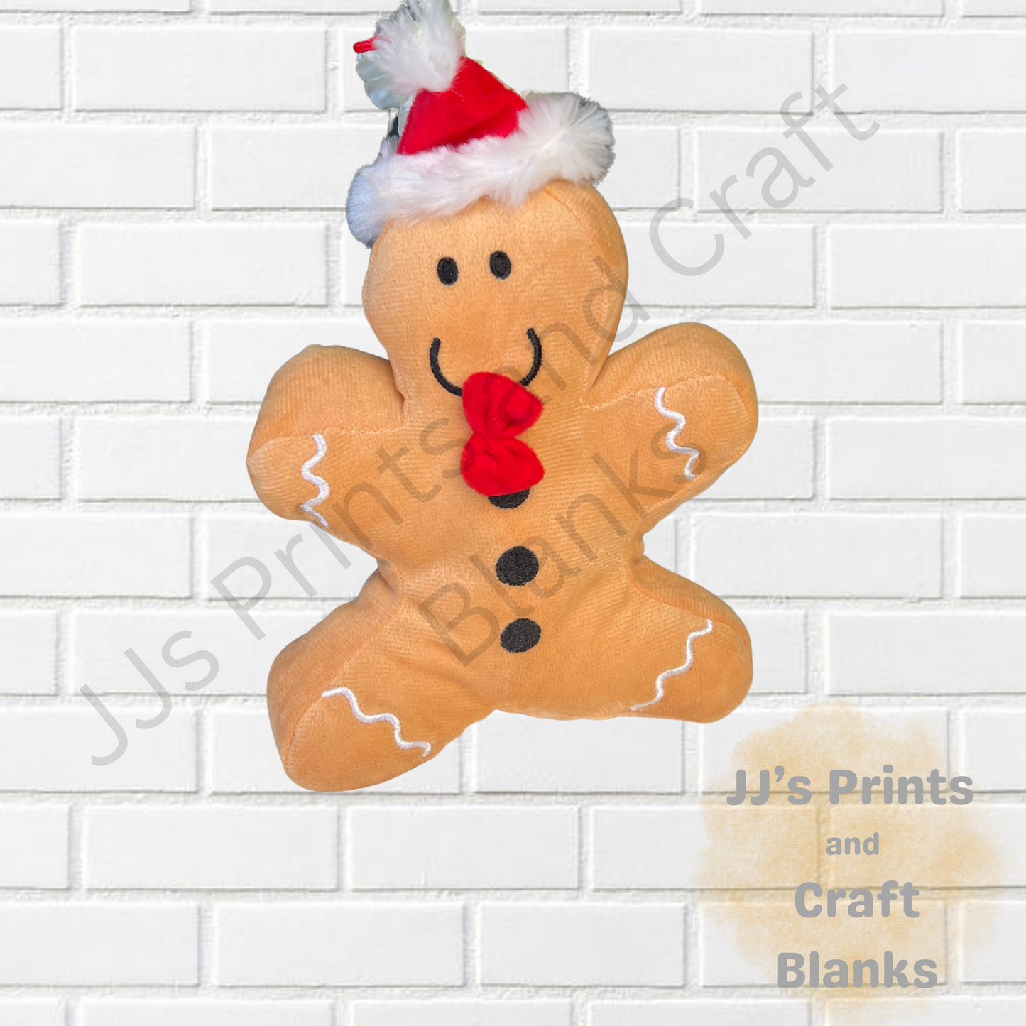 21cm soft plush gingerbread man
