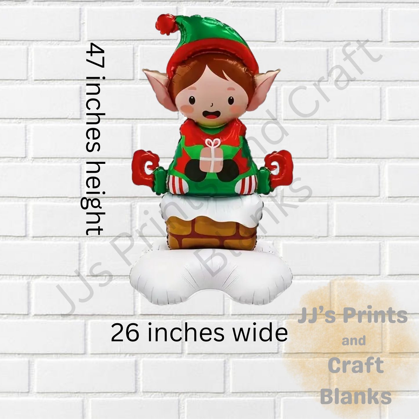 standing Elf Decoration balloon