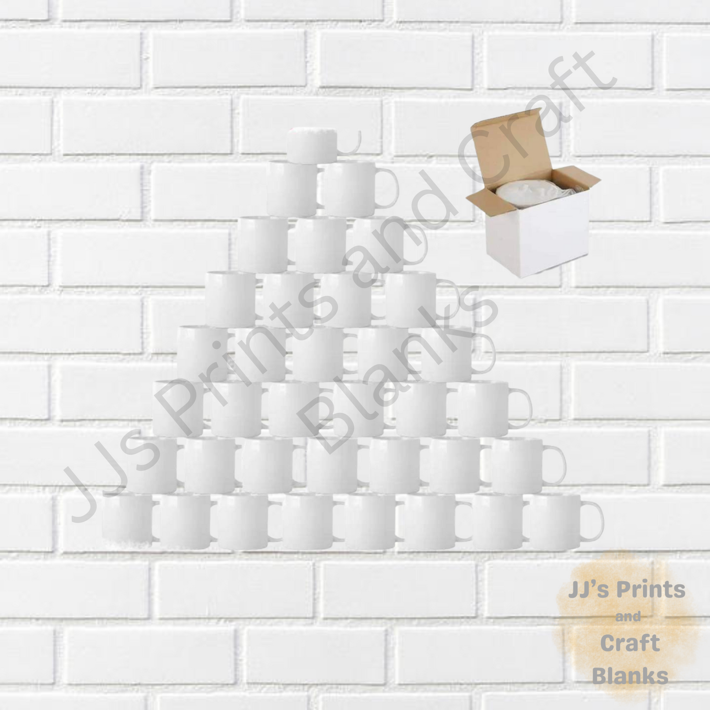 11oz sublimation mugs individually boxed