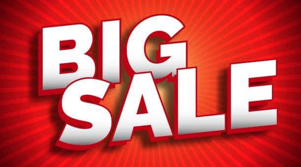 Clearance sale
