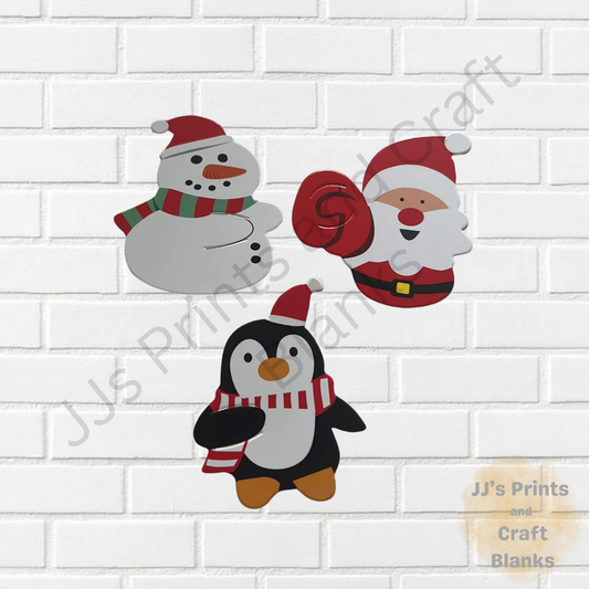 Christmas character lollipop holders (10pk)