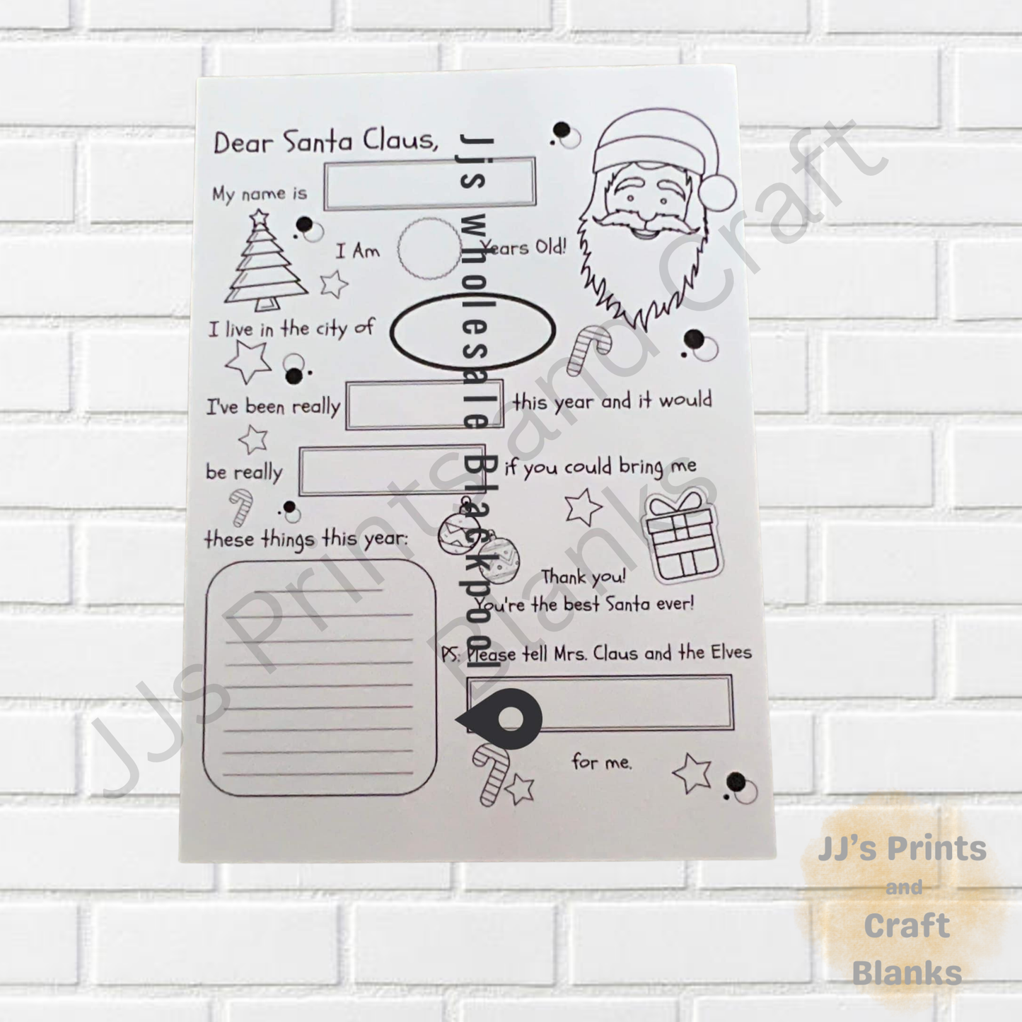 Santa educational letter