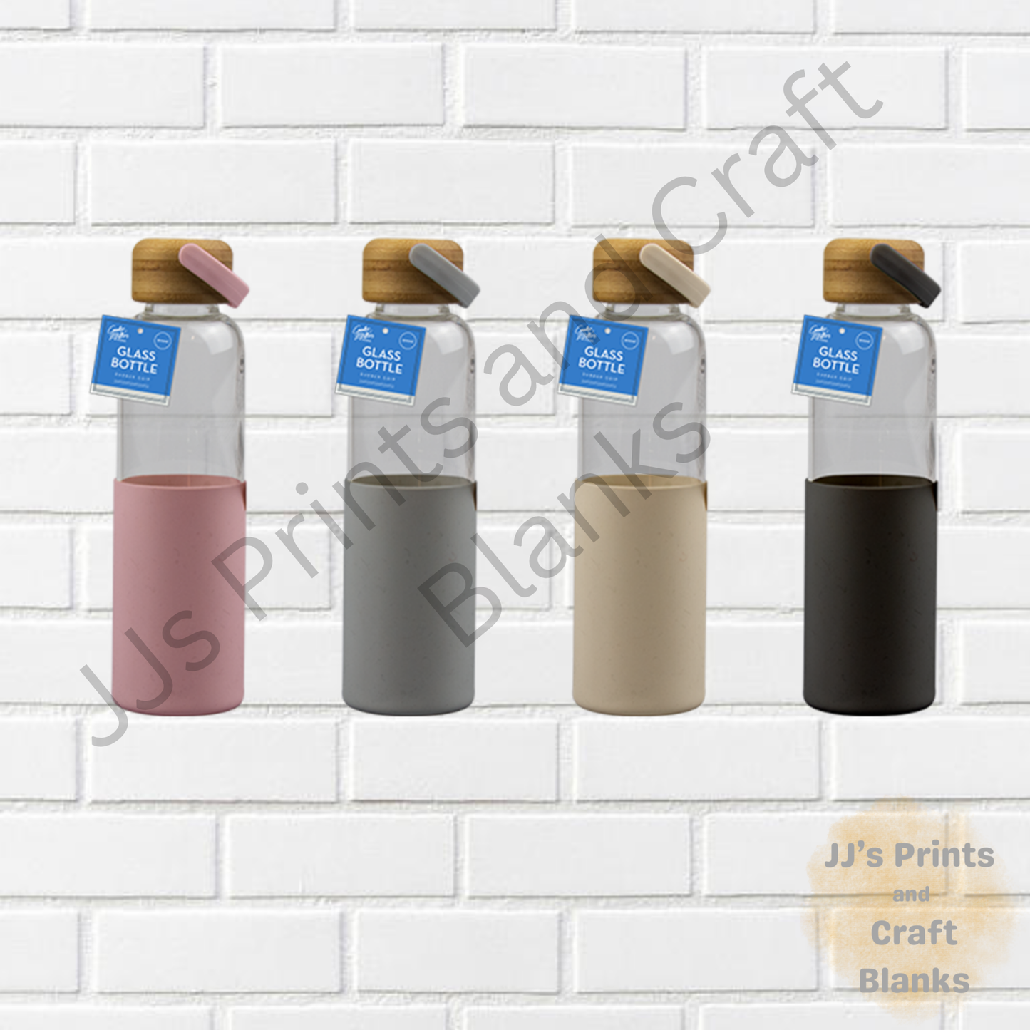Glass Water Bottle 500ml