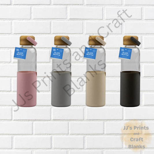 Glass Water Bottle 500ml
