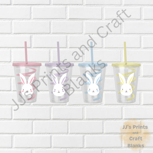 Easter Cup & Swirly Straw 650ML