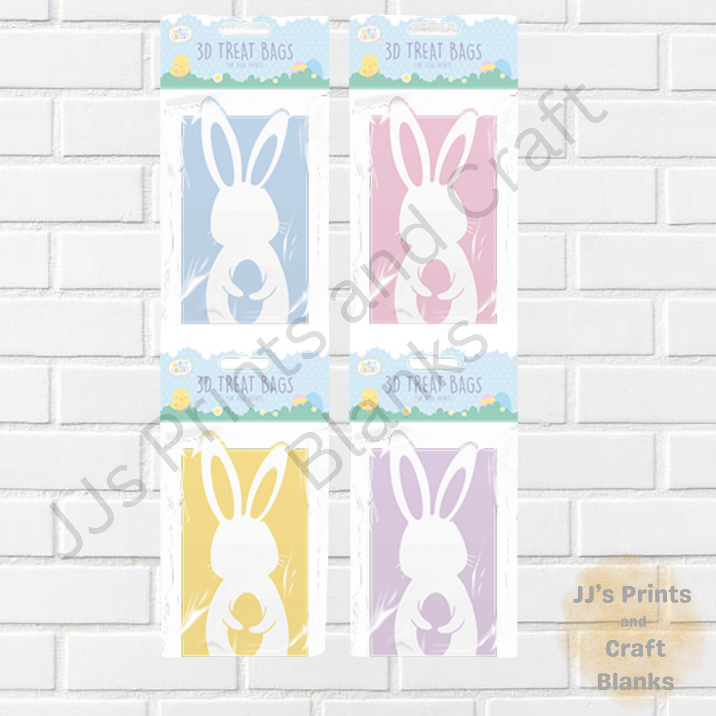 Easter 3D Character Treat Bags ( 6 pk )