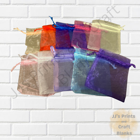 9x7 organza bags
