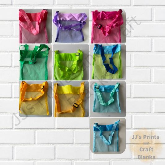 Summer beach mesh shell  bag