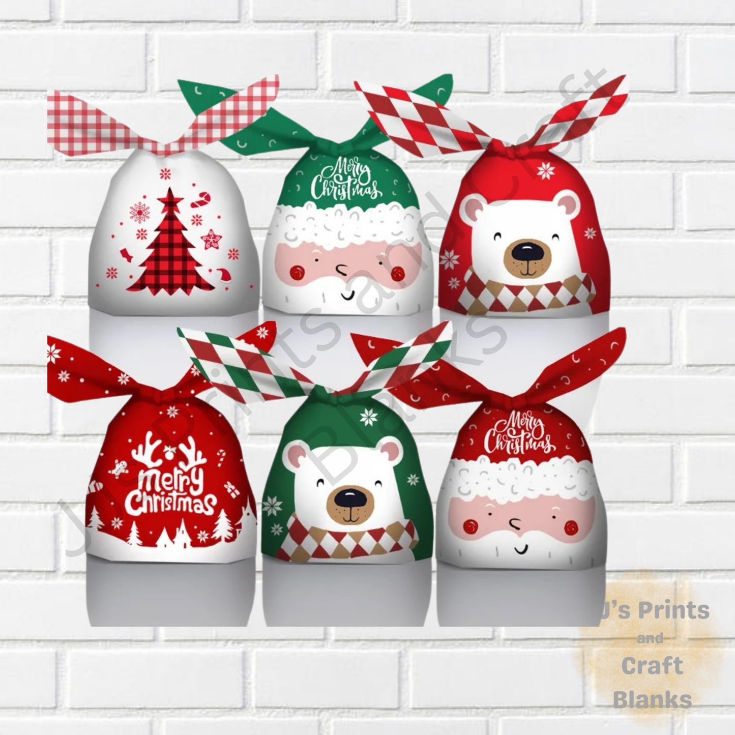 Christmas sweet bags