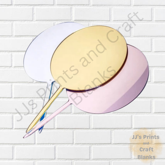 Mirrored  Acrylic cake topper