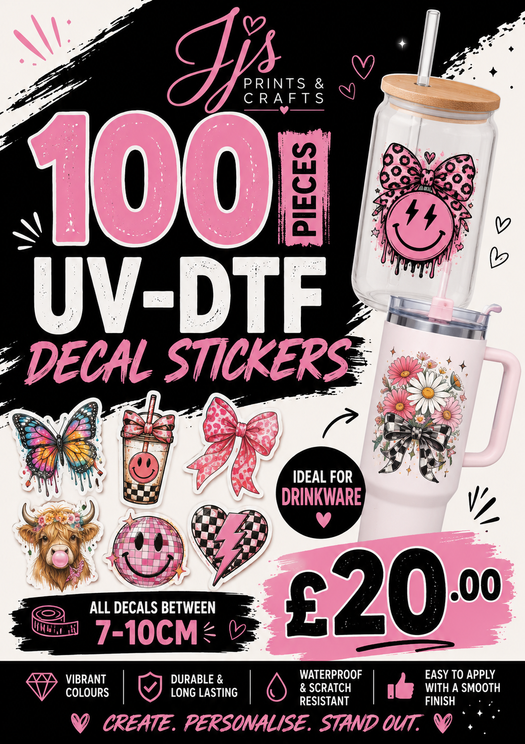 gav's special box 100 pieces of uv-dtf