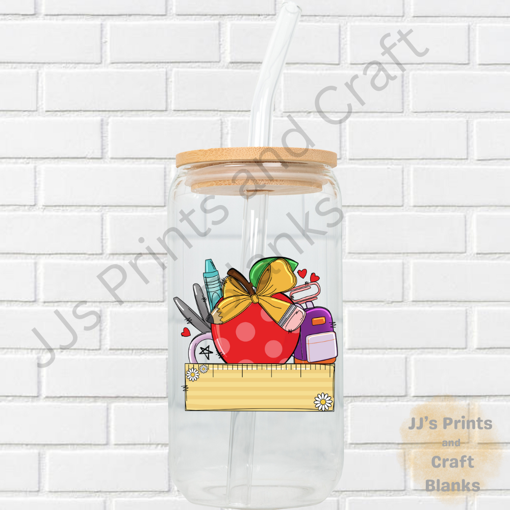 teacher uv-dtf  decal sticker no 4