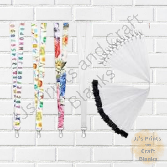 1pc sublimation blank neck  lanyard