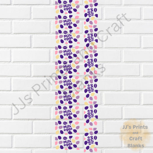 pre made uv-dtf  1 meter mini egg gang sheet