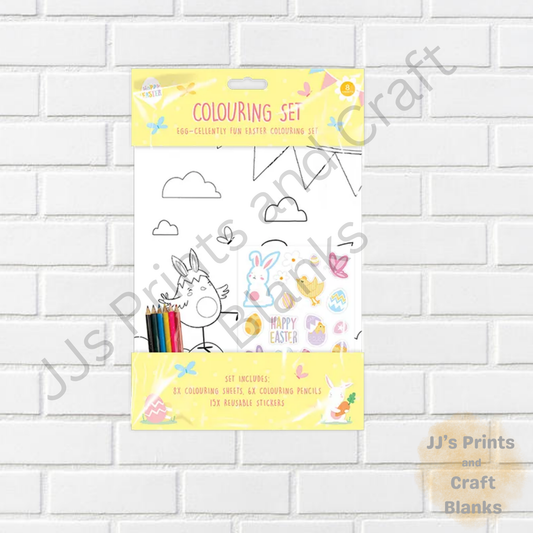Children's Easter Colouring Set