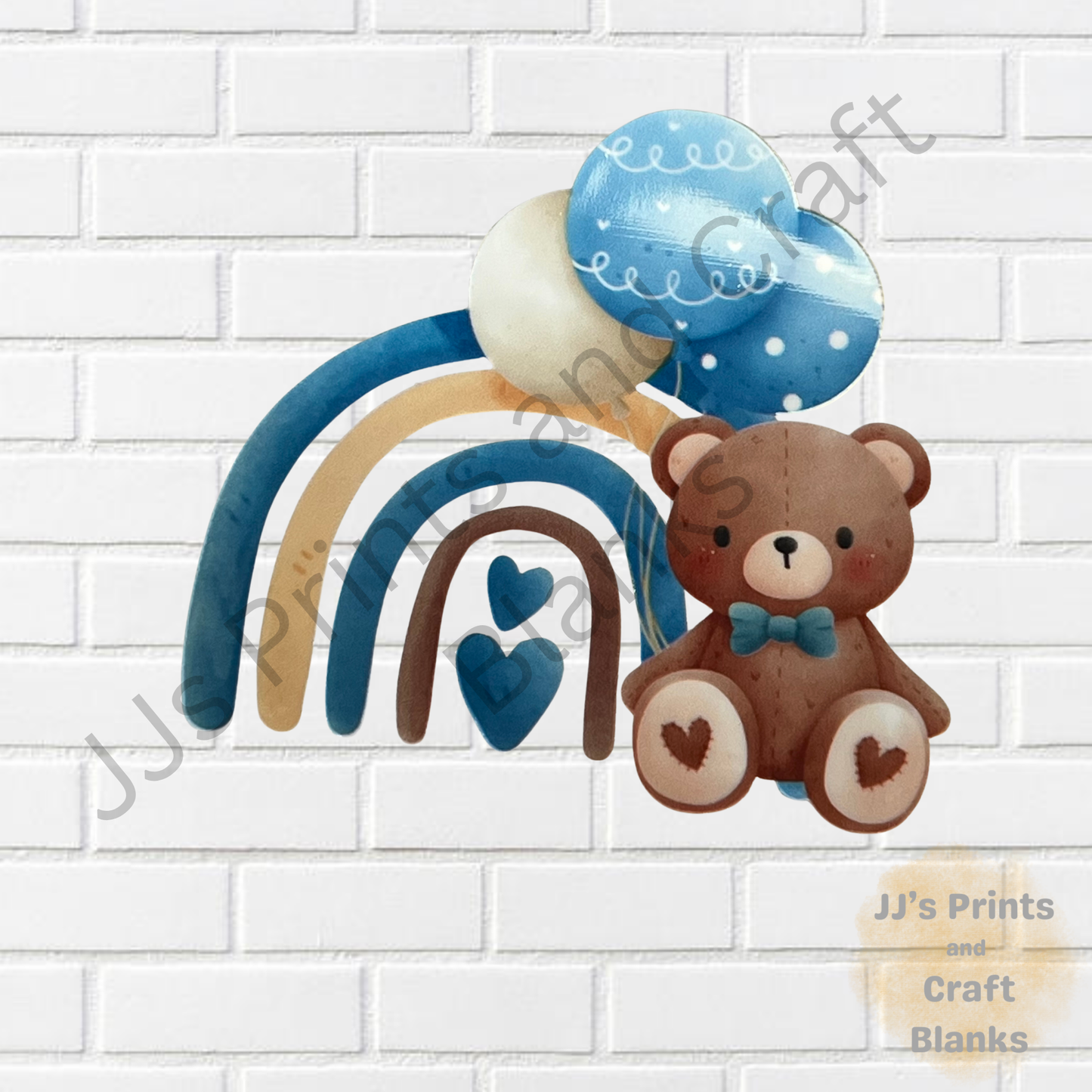 Rainbow bear decal sticker