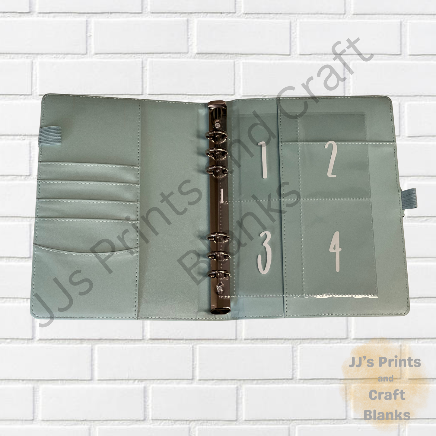 Blue 100 Envelope Challenge Binder Cash Savings Challenge A5 size