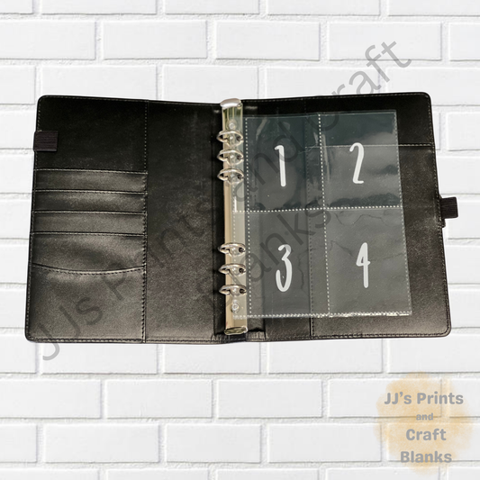 Black 100 Envelope Challenge Binder Cash Savings Challenge A5 size