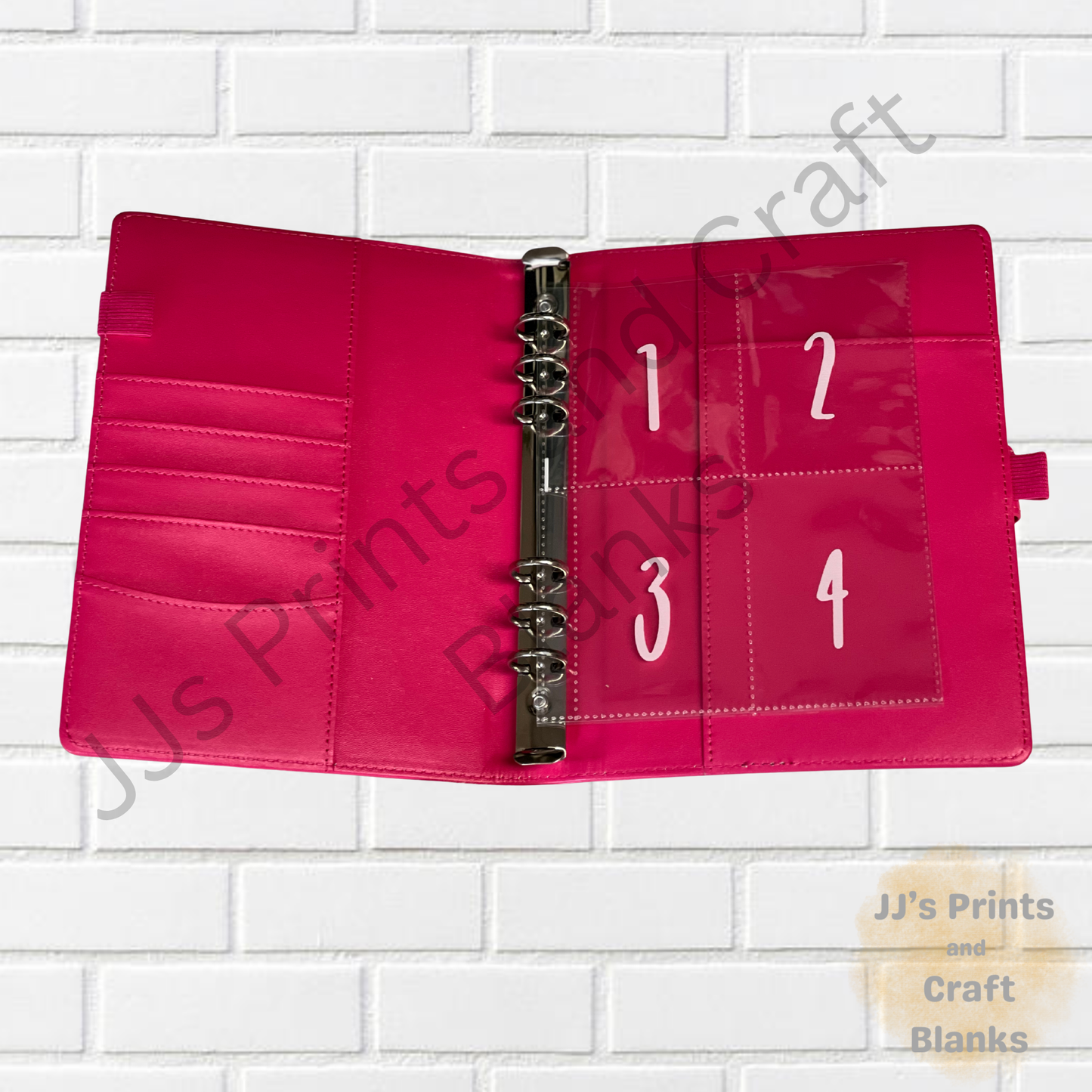Hot Pink 100 Envelope Challenge Binder Cash Savings Challenge A5 size