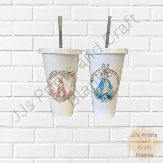 Easter rabbit decals stickers 2 sizes available