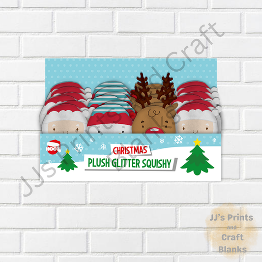 Christmas Plush Glitter Squishies