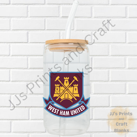 West Ham UV-DTF sticker transfer