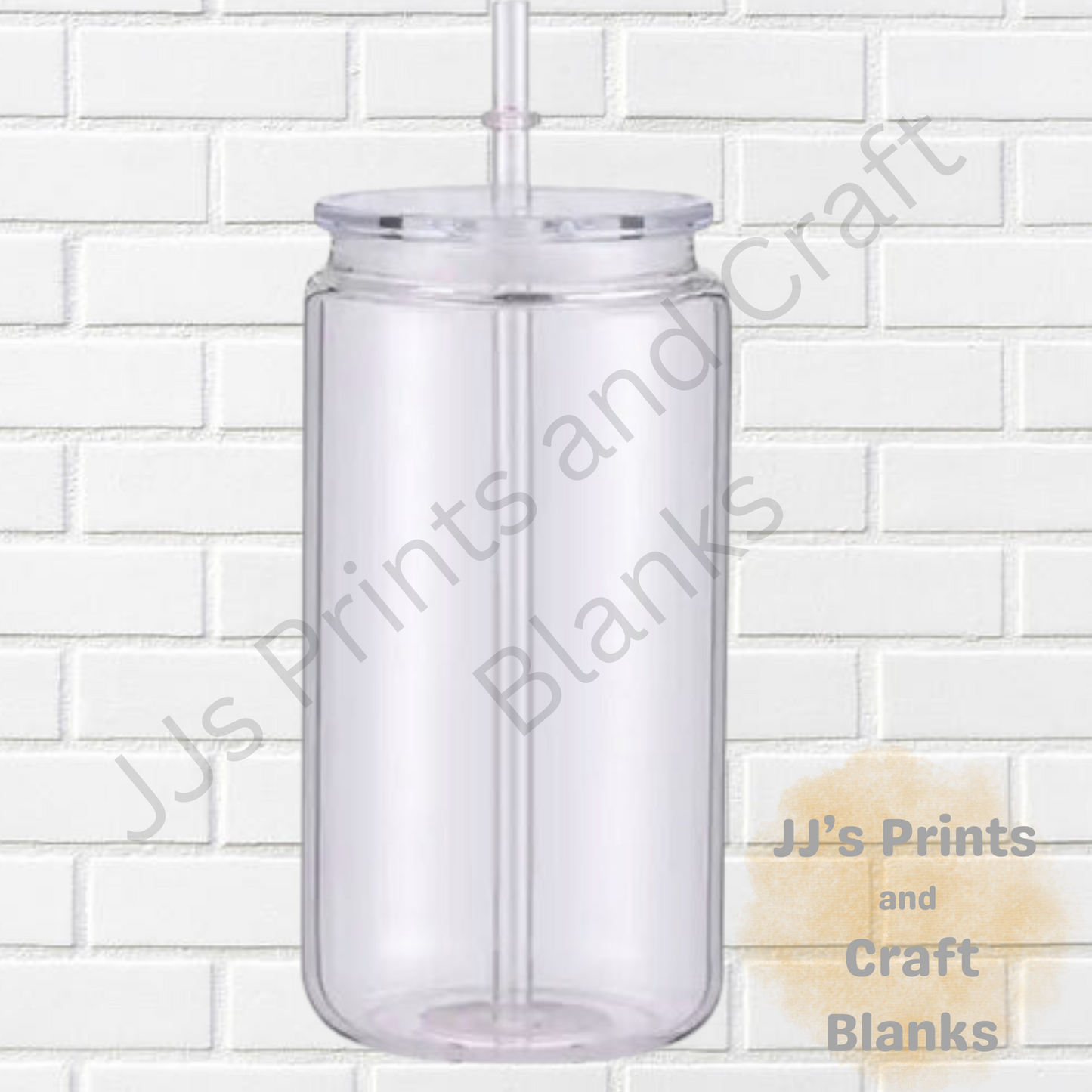 16oz plastic clear  Libby cans