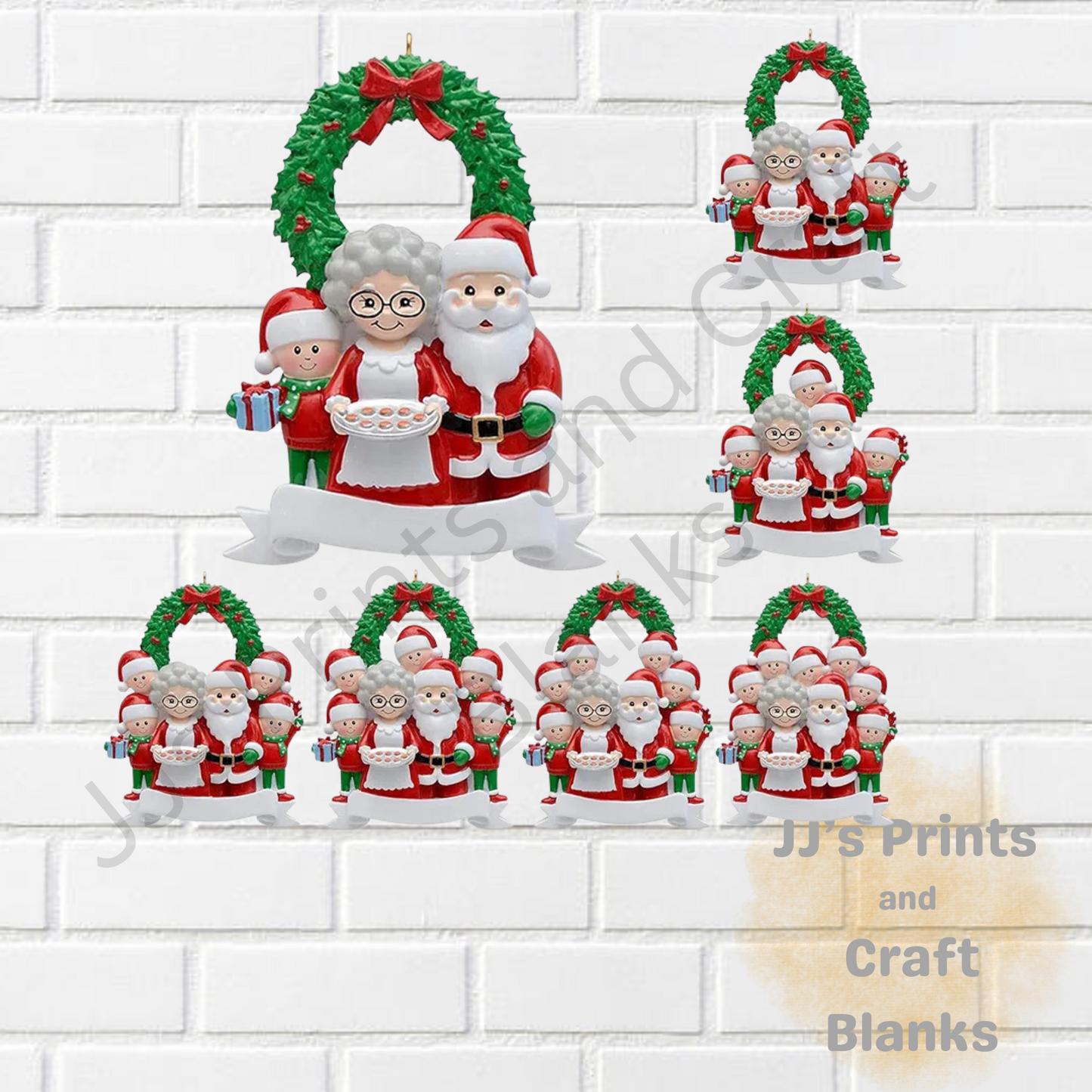 Family Christmas ornament