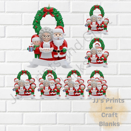 Family Christmas ornament