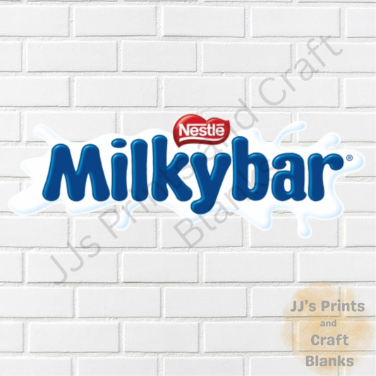 uv-dtf  decal sticker Milky bar