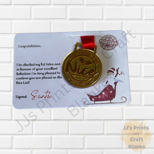 acrylic Santa letter coin set