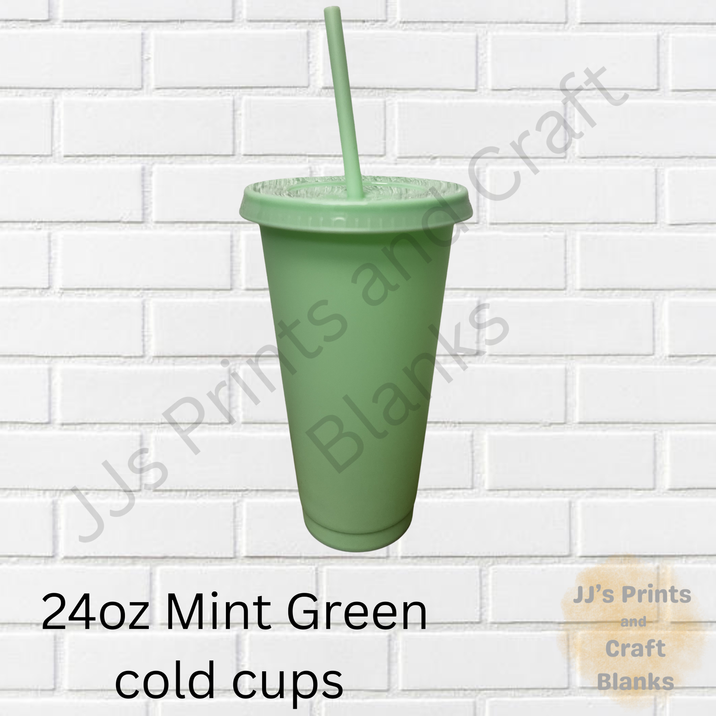 24oz Mint Green cold cups