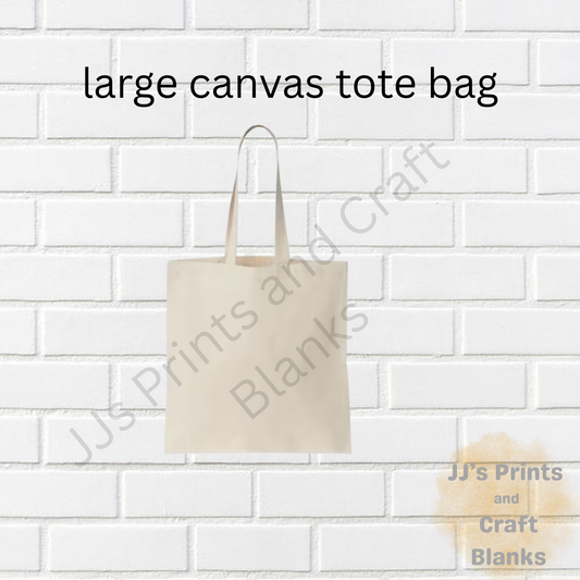 Large canvas tote