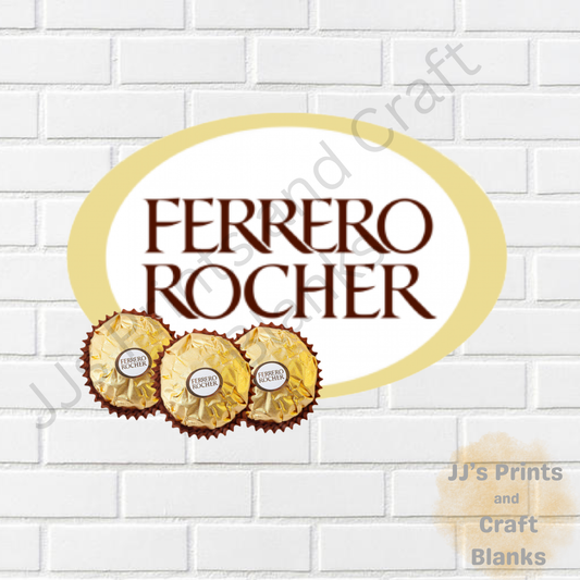 uv-dtf  decal sticker Ferrero Rocher